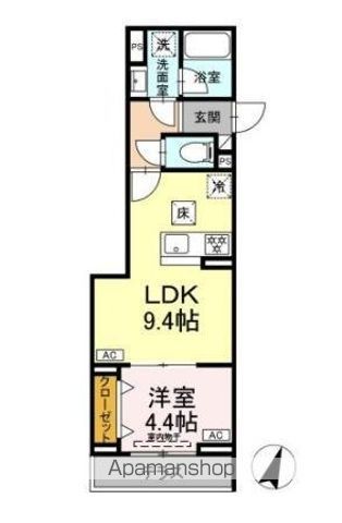 セレスティア中央 IIの間取り写真
