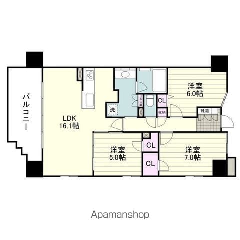 レーベン加治屋町 MID COREの間取り写真
