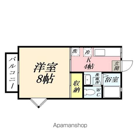 S.T.VILLA TSUSHIMA Aの間取り写真