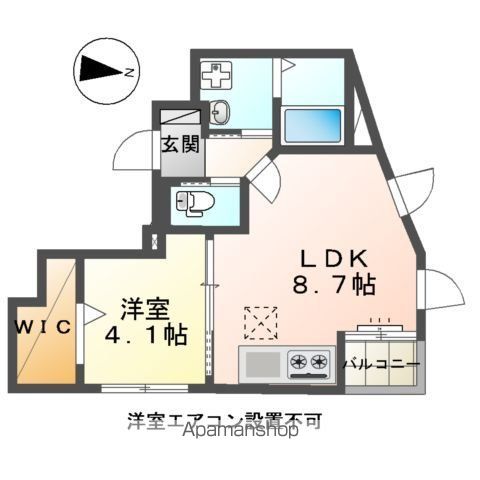 同じ建物の物件間取り写真 - ID:213112058350