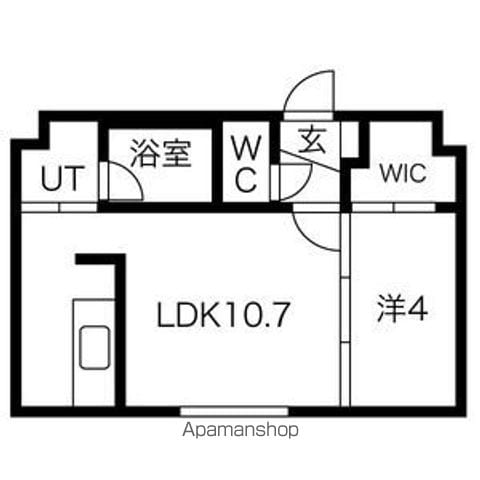 シャンテ南7条の間取り写真