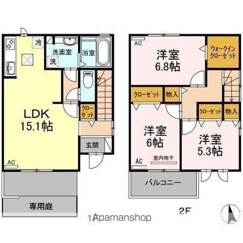 SEJOUR LILACの間取り写真