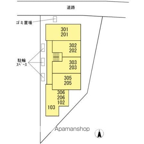 リバーポット 305 ｜ 神奈川県川崎市多摩区登戸1771（賃貸アパート1LDK・3階・39.01㎡） その28