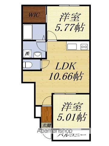 メゾンマーズの間取り写真