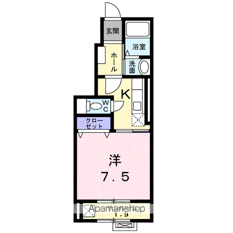 ラフレシールの間取り写真