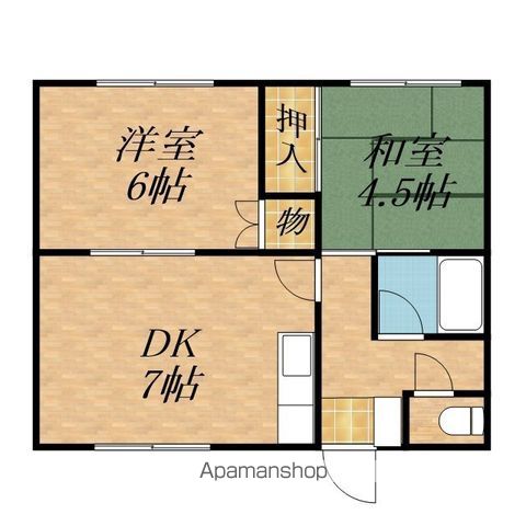 しばのマンションの間取り写真
