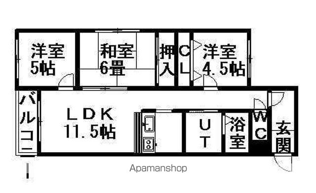 サウス15の間取り写真