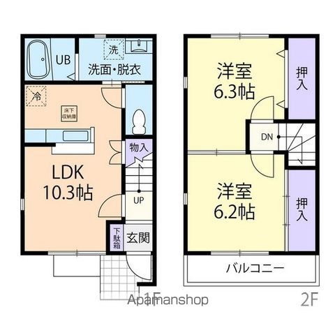 グラシア　Ｂの間取り