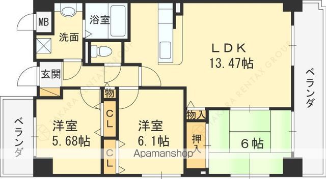 リフレ21の間取り写真