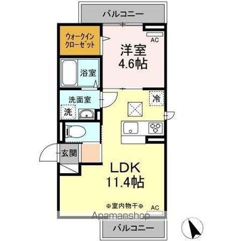 Dフラット大和田の間取り写真