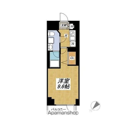 ＲＥＬＵＸＩＡ成増[1K/27.35m2]の間取図