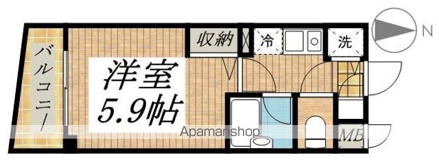 国分寺市本町のマンションの間取り