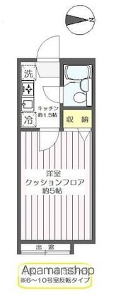 イナゲハイツⅢ[1K/14.5m2]の間取図