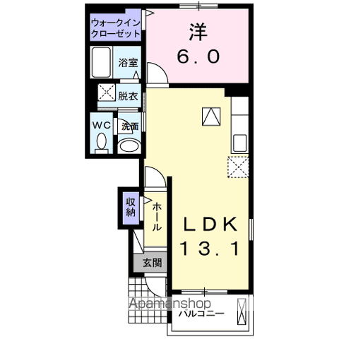 セレーノみのりＡの間取り