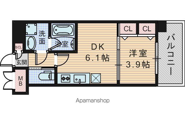 プレジオ十三の間取り写真