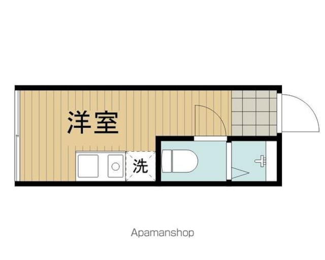 東京都中野区鷺宮６丁目[1R/9.09m2]の間取図