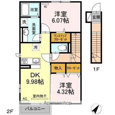 みつばち本町IIIの間取り写真