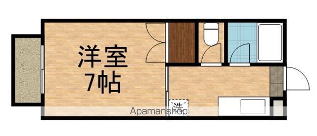 昭島市上川原町のアパートの間取り