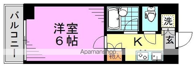 ルーブル高円寺南の間取り写真