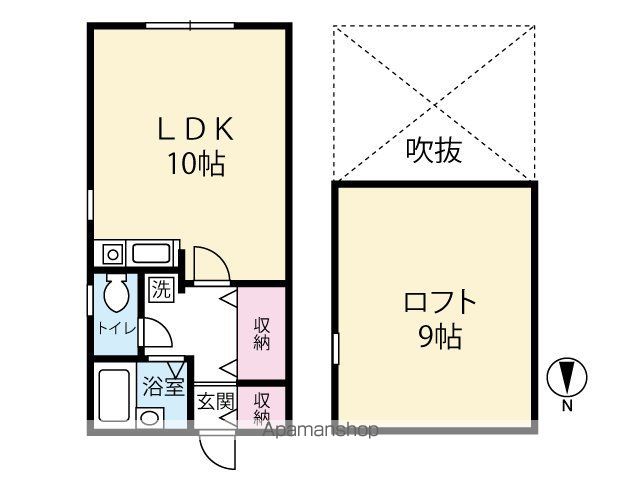 セルフ A - I号棟の間取り写真
