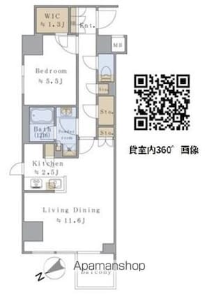 Ｂｒｉｌｌｉａ　ｉｓｔ　千駄ヶ谷[1LDK/50.97m2]の間取図