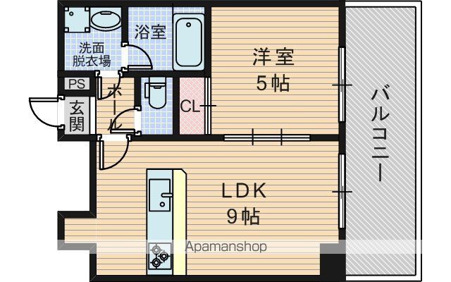 CITY SPIRE十三東の間取り写真