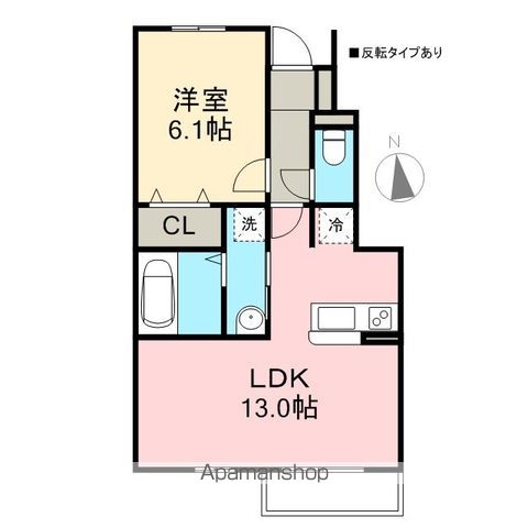 アムールの間取り写真