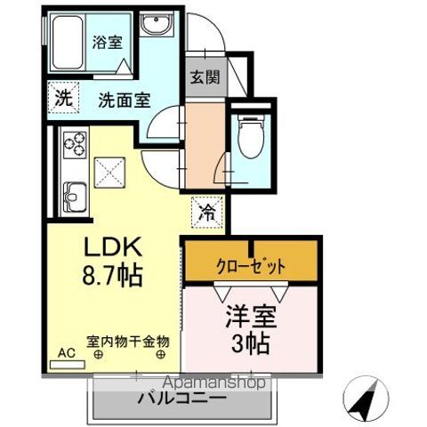 エクスベルジェIIの間取り写真