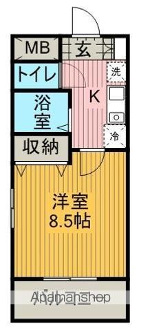 サンプラスIIIの間取り写真