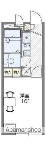 レオパレスアクシスの間取り写真