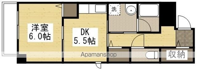 パルロイヤル東島田の間取り写真