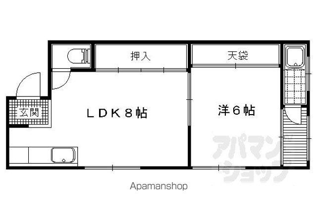 マンションゆりの間取り写真