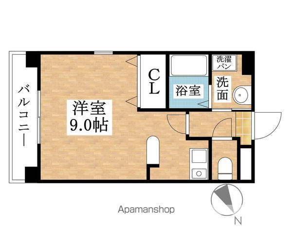 名古屋市鶴舞線 上小田井駅 徒歩3分 5階建 築17年の間取り写真