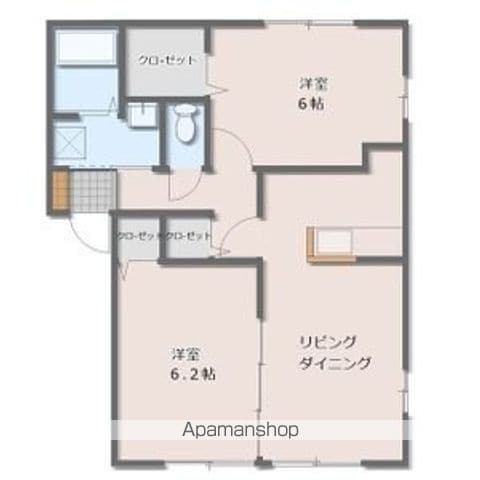 コンフォールBの間取り写真