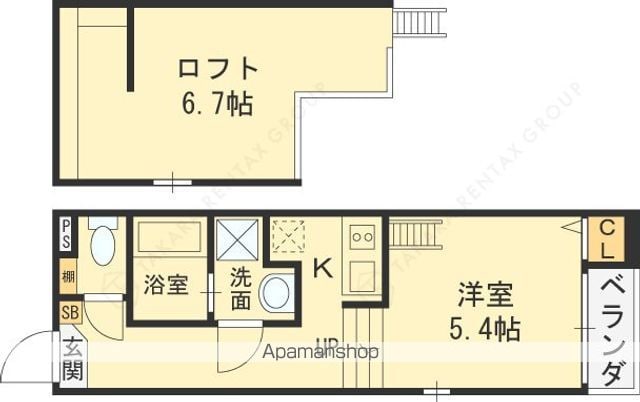 SQUARE WOOD OMIYAの間取り写真