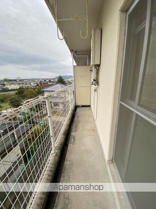 コート紙町Ⅲ[1R/19.44m2]のバルコニー