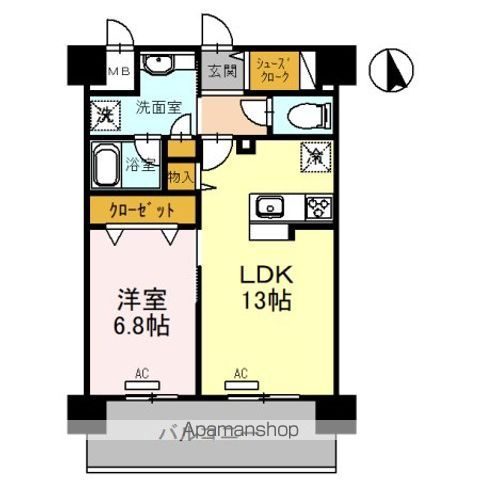 【幸ＣＯＵＲＴ森ノ宮の間取り】