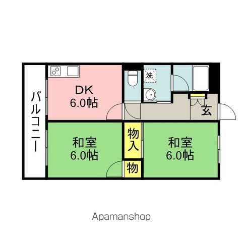 第３ハイツ香綾の間取り