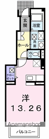 サンシャワーの間取り写真
