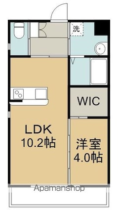 レユシール・オステート[1LDK/36.09m2]の間取図