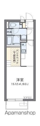 ミランダコンフォート倉敷[1R/27.53m2]の間取図