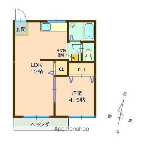 コーポやすらぎＡ 102 ｜ 静岡県浜松市中央区芳川町112-2（賃貸アパート1LDK・1階・36.45㎡） その2