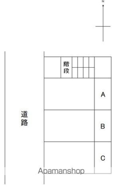 元寺町ハイツ[3LDK/75.56m2]の配置図
