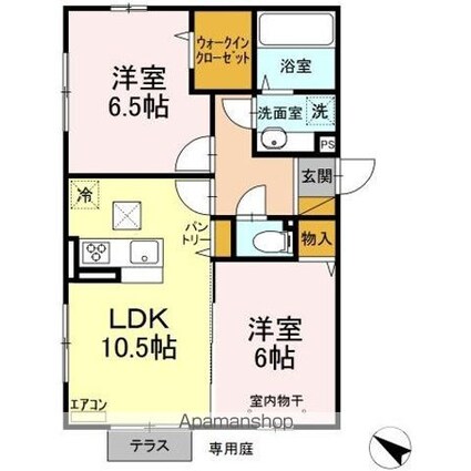 ＭＵＭｃｏｕｒｔ（マムコート）[2LDK/54.59m2]の間取図