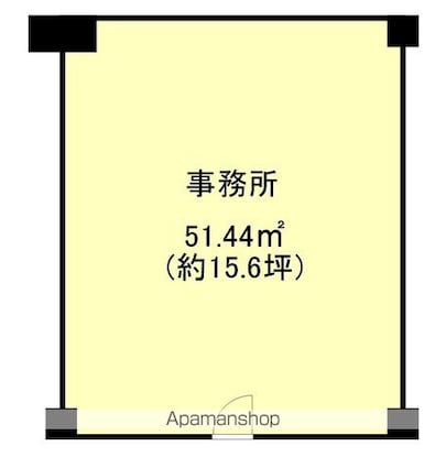 和歌山県和歌山市美園町５丁目[事務所/51.44m2]の間取図
