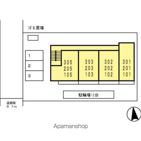 ドマーニ・マエガワ 101 ｜ 大阪府池田市豊島南２丁目4-16（賃貸アパート1R・1階・33.67㎡） その23