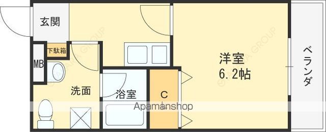 京阪電気鉄道京阪線 香里園駅 徒歩7分 3階建 築18年の間取り写真