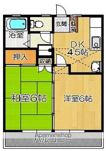 ロイヤルクレストMの間取り写真