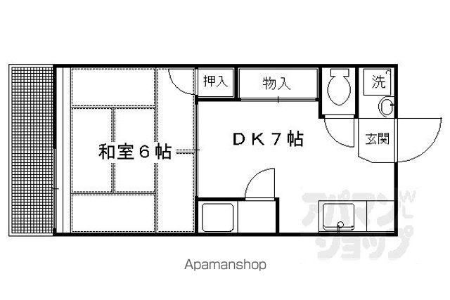 岡崎荘の間取り写真
