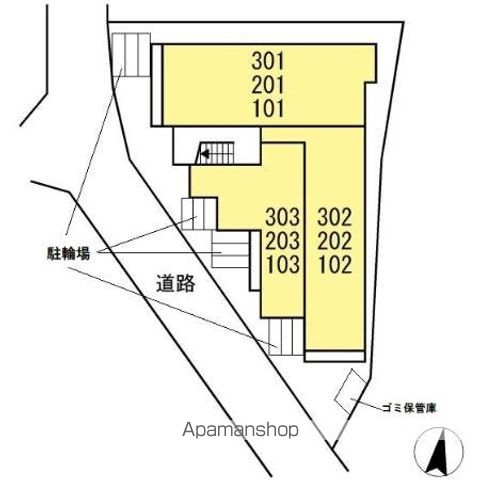 アナシエ赤塚 103 ｜ 東京都板橋区赤塚５丁目1-8（賃貸アパート1LDK・1階・44.99㎡） その19